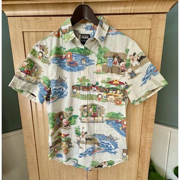 Reyn Spooner Other - Reyn Spooner x South Park Hawaiian Shirt Small Mahalo Short Sleeve Button Down